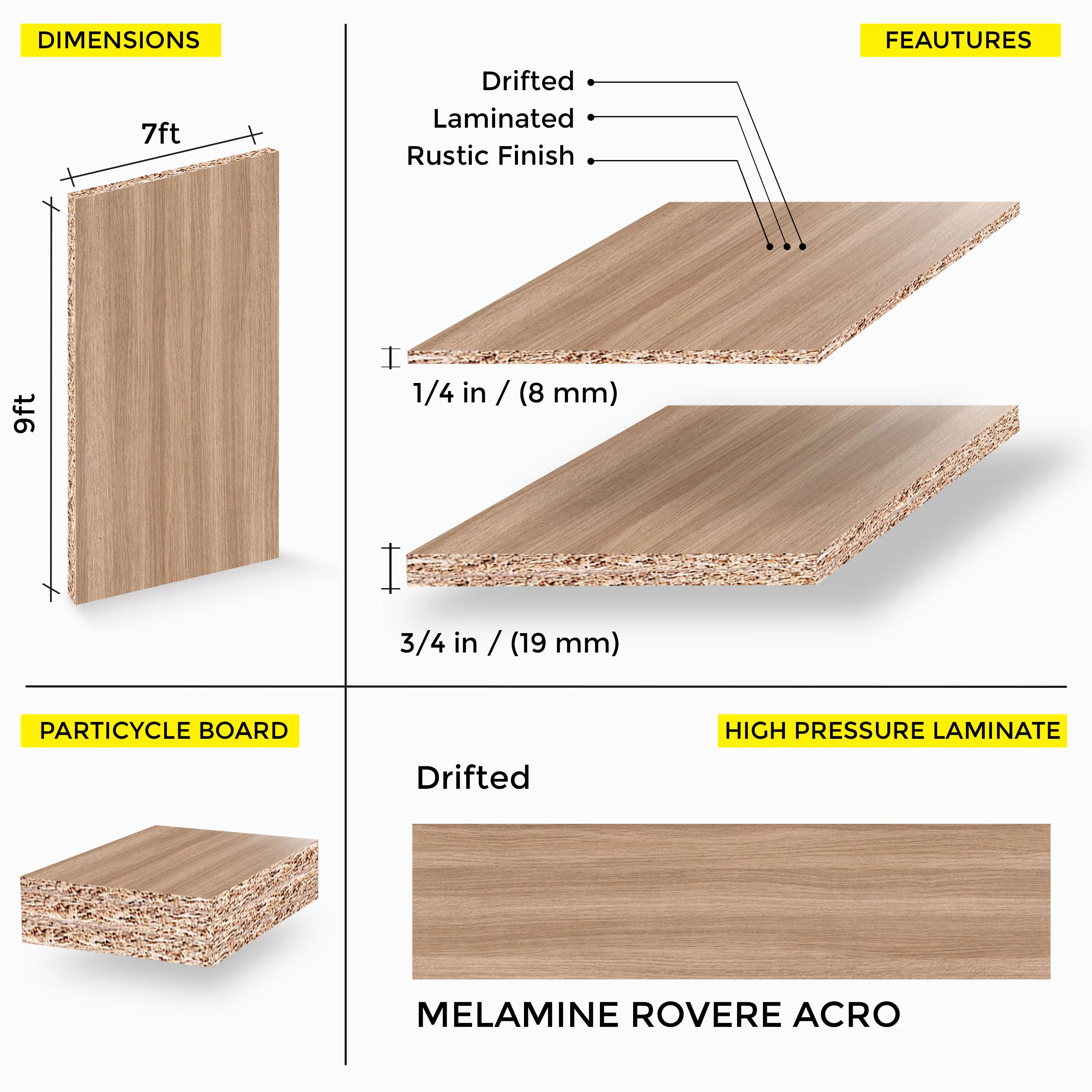 Rovere Acro Melamine 7 Ft X 9 Ft - Image 3