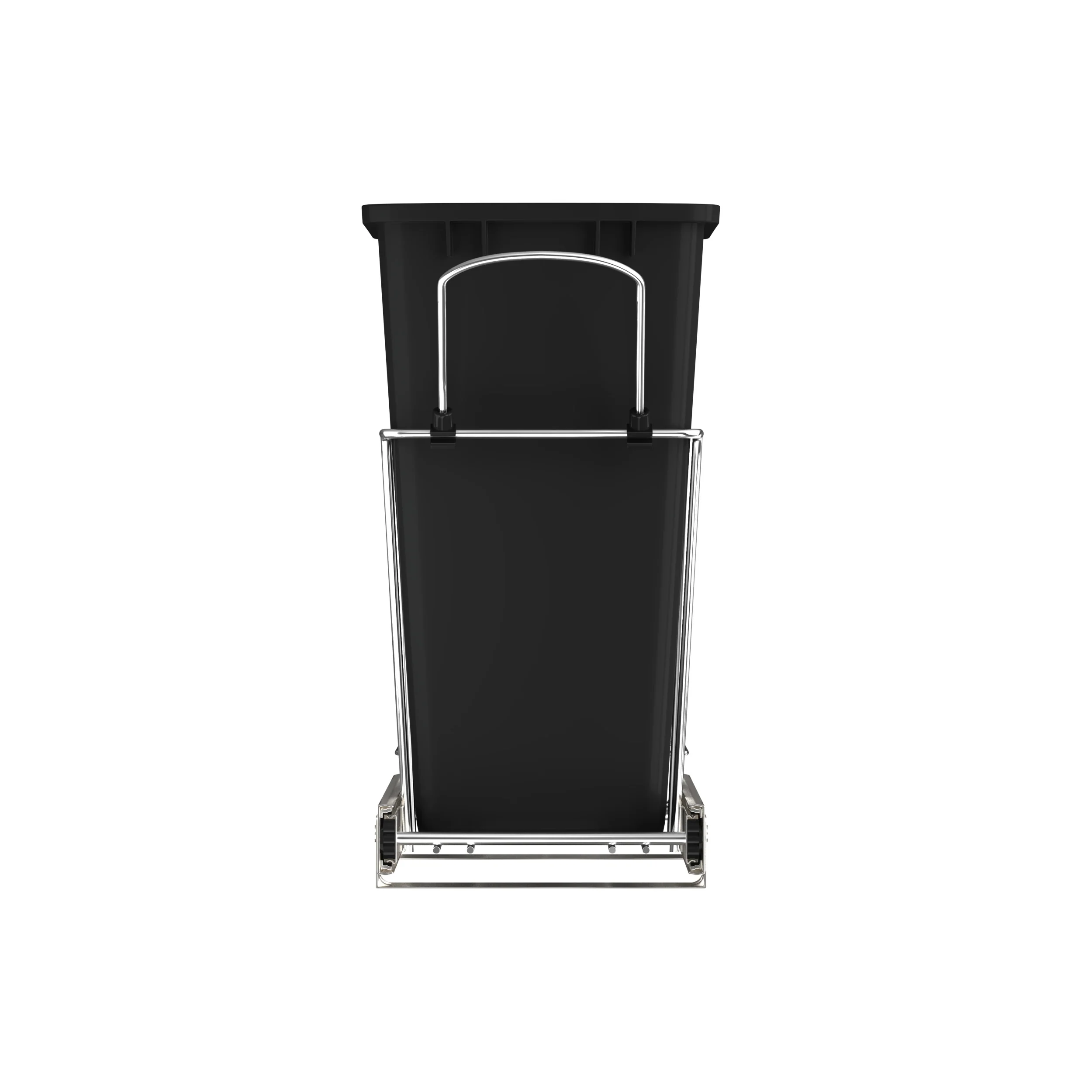 35 Qrt Pull-Out Waste Container Black  10.63 in (270 mm) W x 22 in (559 mm) D x 19.25 in (489 mm) H - Image 4