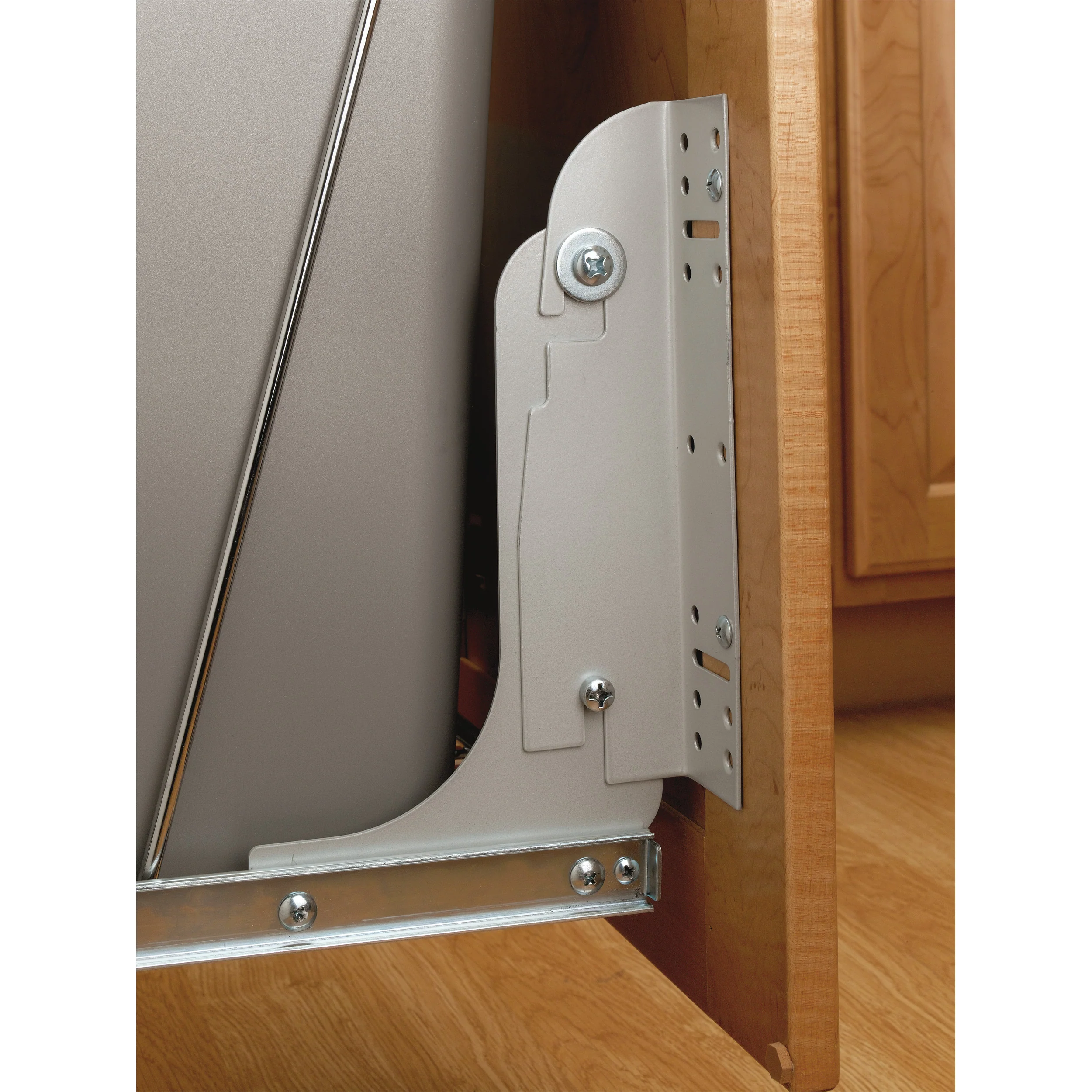 Door mounting Kit for RV Series Metallic Silver  1.5 in (38 mm) W x 2.13 in (54 mm) D x 8 in (203 mm) H - Image 4