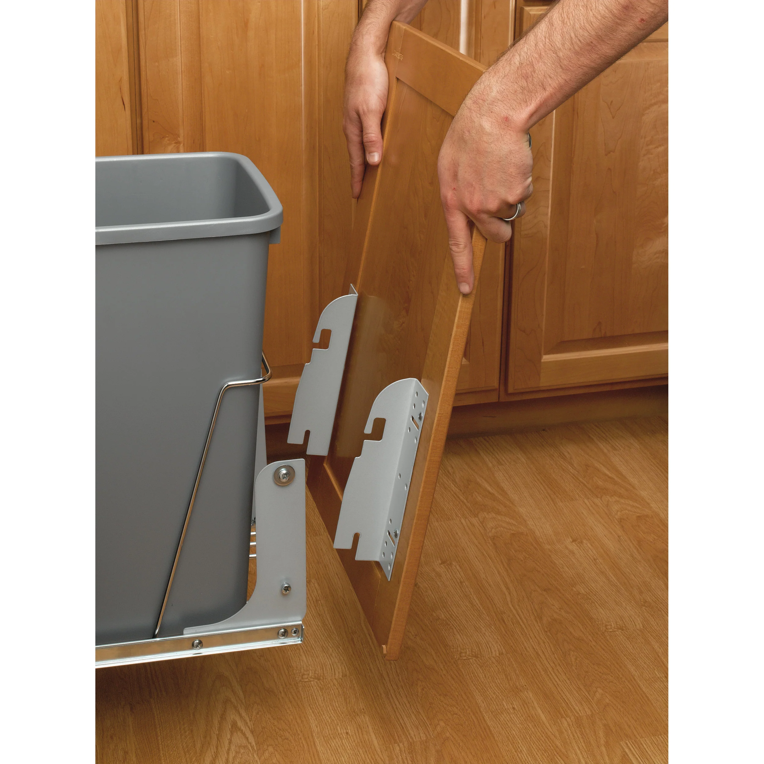 Door mounting Kit for RV Series Metallic Silver  1.5 in (38 mm) W x 2.13 in (54 mm) D x 8 in (203 mm) H - Image 5