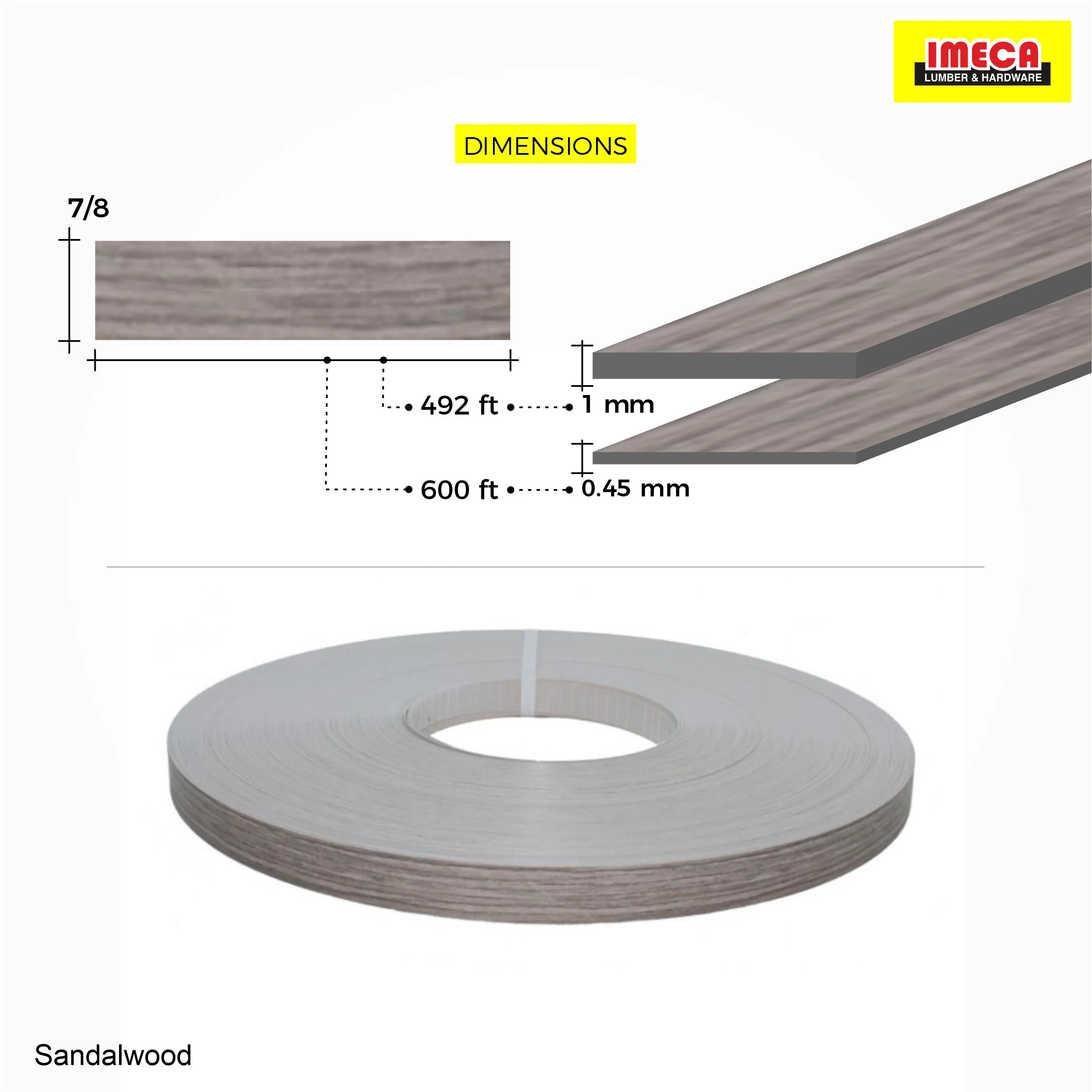 Sandalwood PVC Edge Banding - Image 8