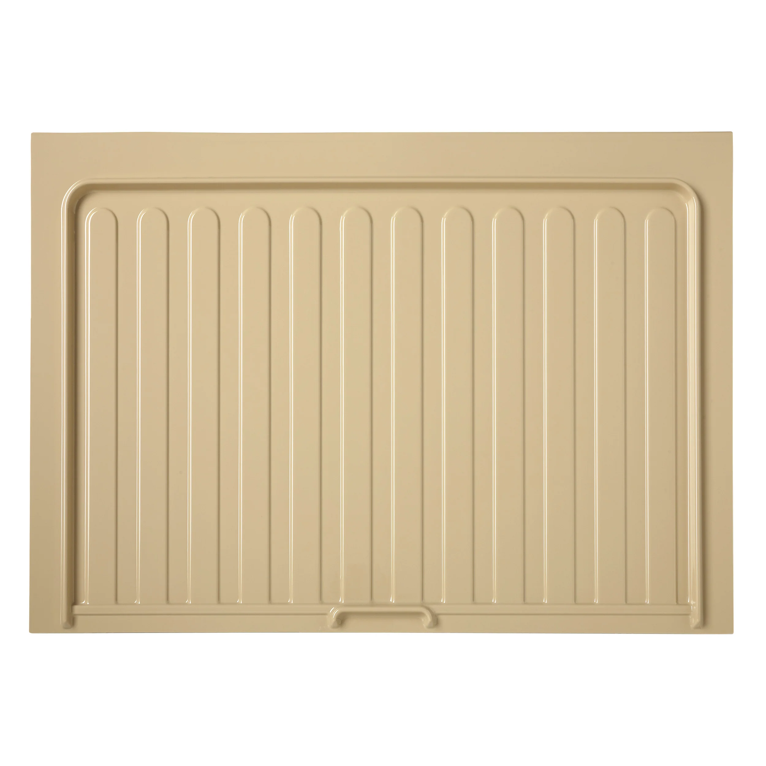 Small Almond Vanity Sink Base Drip Tray Almond  22.5 in (572 mm) W x 20.25 in (514 mm) D x 0.75 in (19 mm) H - Image 2