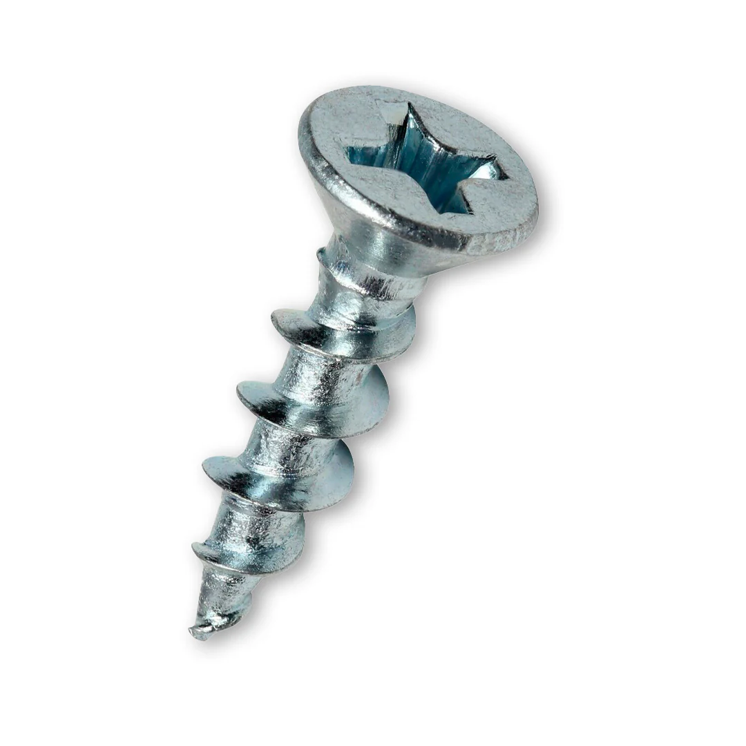 WOOD SCREWS IMEX PHILLIP FLAT HEAD #6 3/4" COARSE NICKEL 500 BOX - Image 2