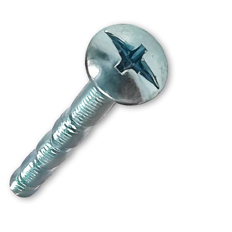 BREAK-AWAY MACHINE SCREWS 4MMX45MM TRUSS HEAD ZINC MILIMETRIC 100 - Image 2