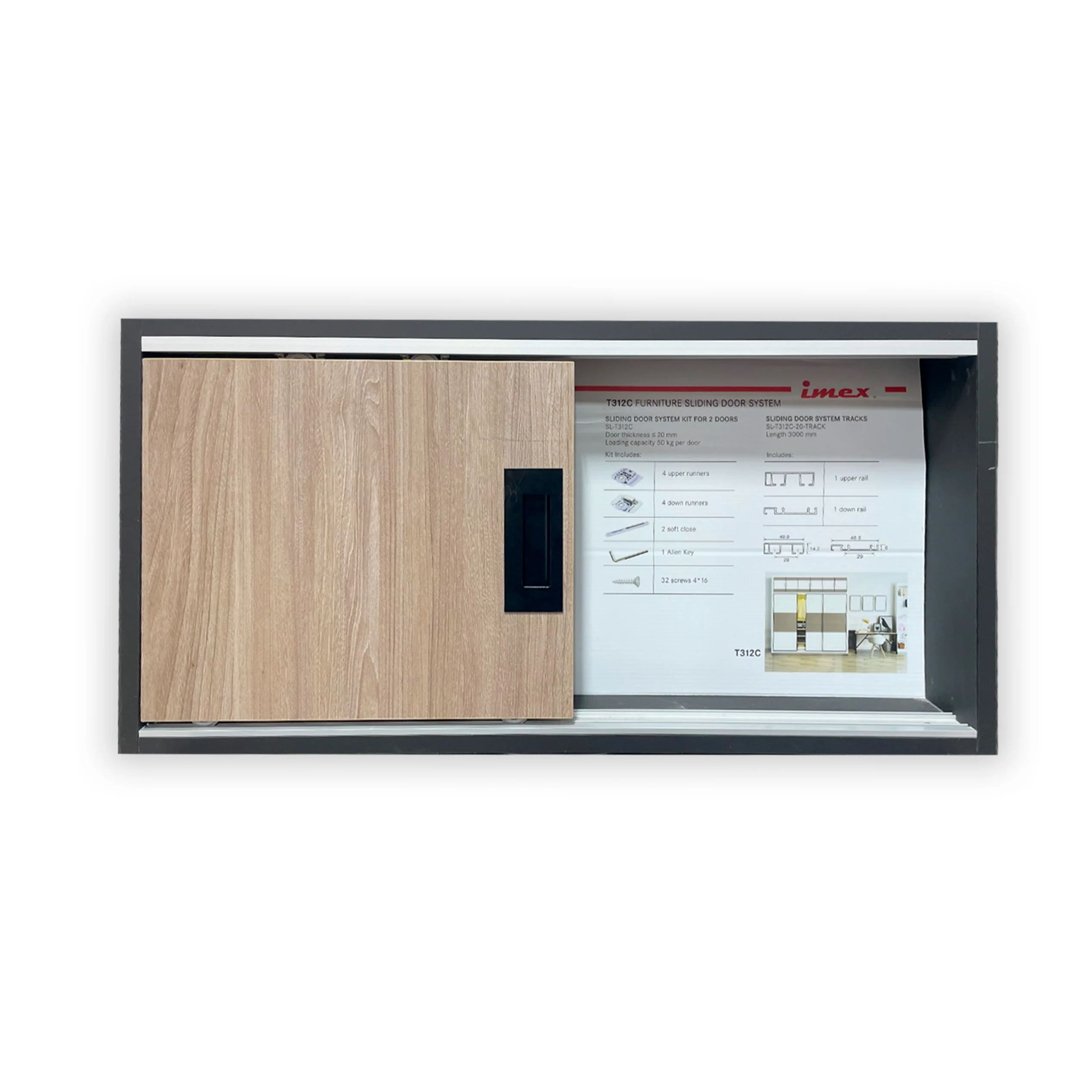 SLIDING DOOR SYSTEM TRACKS 3M - Image 5
