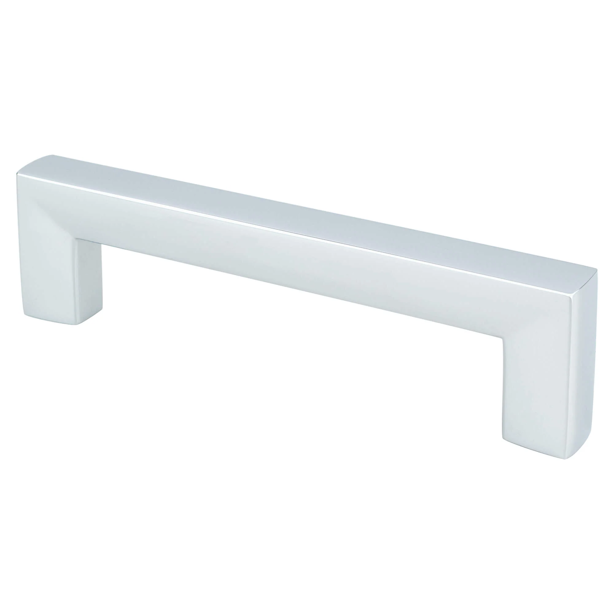 Square 96mm CC Polished Chrome Pull