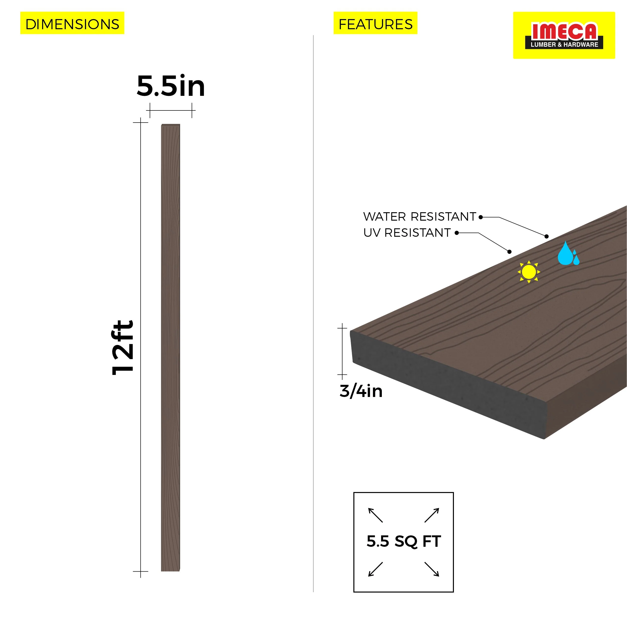 TRIM BOARDS 131G C15 LIGHT BROWN WOOD 12FT - Image 4