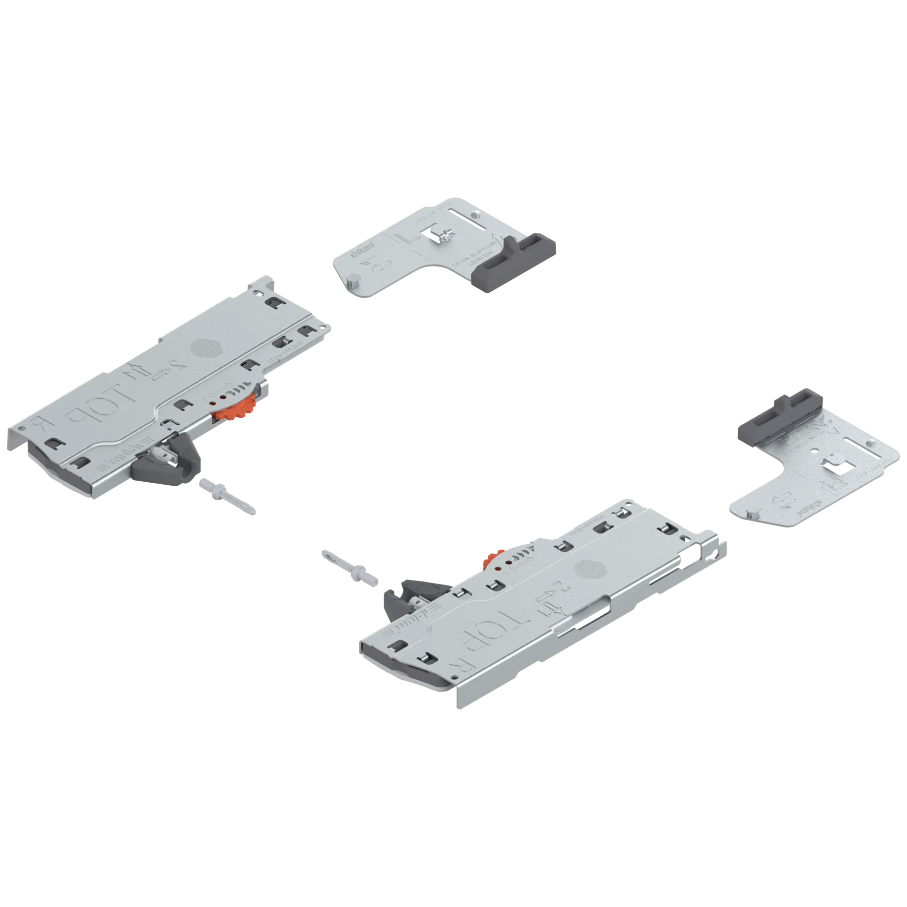 TIP-ON BLUMOTION for MOVENTO Ident S1 R7035 Light-Grey