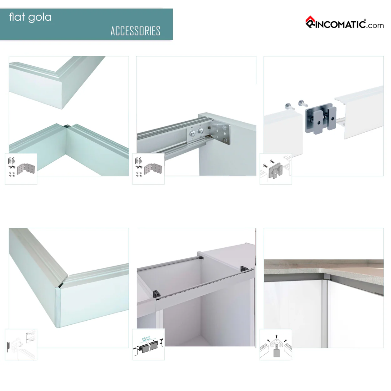 Upper-Side Flat Gola 19 Pro Matt Silver - Image 4