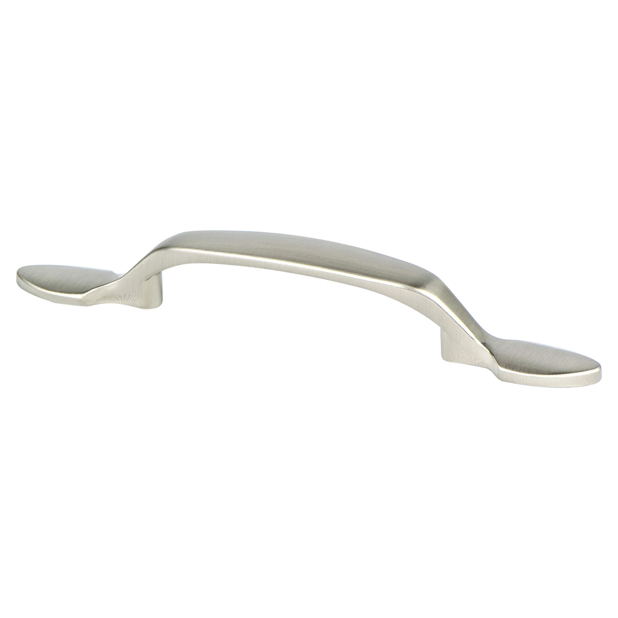 Traditional Advantage Two 3 inch CC Brushed Nickel Spade End Pull