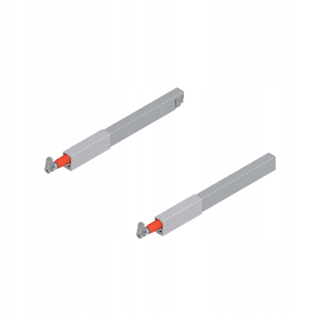 TANDEMBOX rectangular gallery rails - TOP Ident 20'' White Aluminum (Left) 20/Box - Image 2
